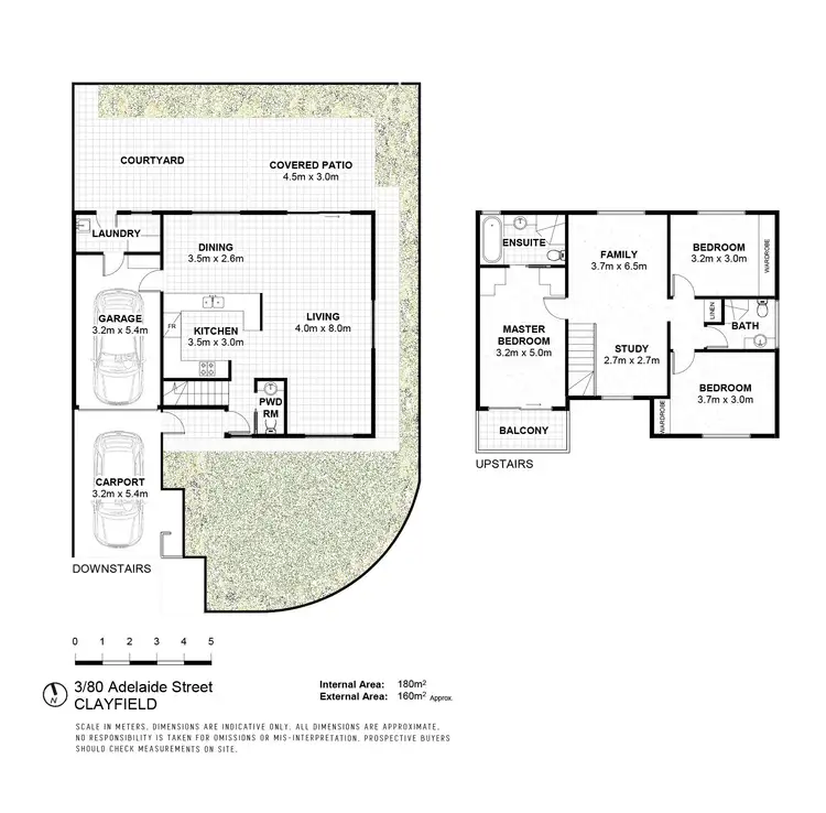 Floorplan of Homely townhouse listing, 3/80 Adelaide Street, Clayfield QLD 4011