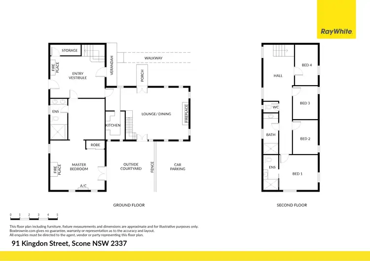 Floorplan of Homely house listing, 91 Kingdon Street, Scone NSW 2337
