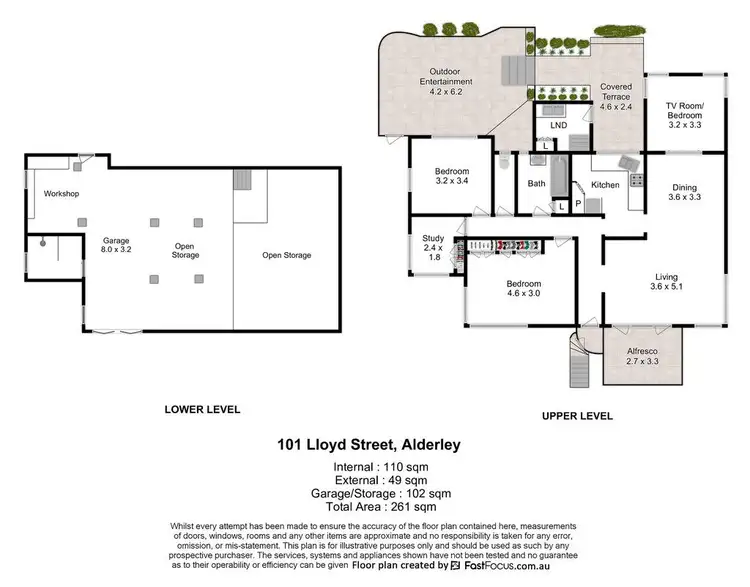 Floorplan of Homely house listing, 101 Lloyd Street, Alderley QLD 4051