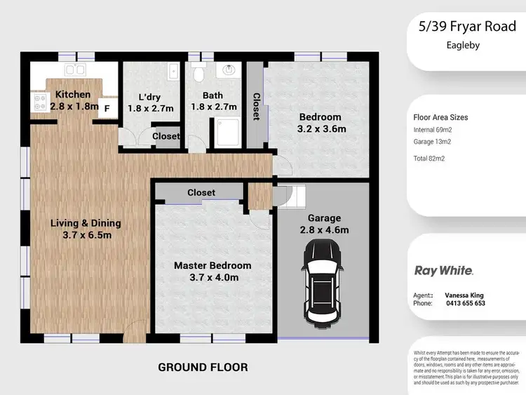 Floorplan of Homely unit listing, 5/39-41 Fryar Road, Eagleby QLD 4207