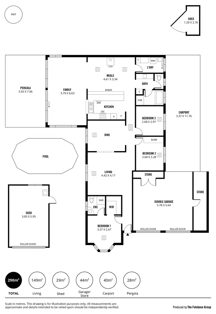 Floorplan of Homely house listing, 28 Hedgestone Place, Blakeview SA 5114