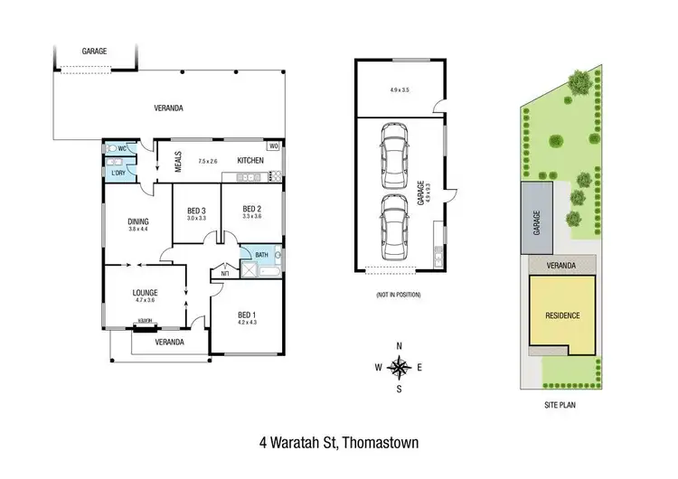 Floorplan of Homely house listing, 4 Waratah Street, Thomastown VIC 3074