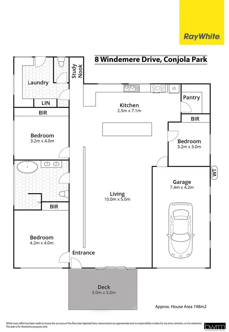 Floorplan of Homely house listing, 8 Windemere Drive, Conjola Park NSW 2539