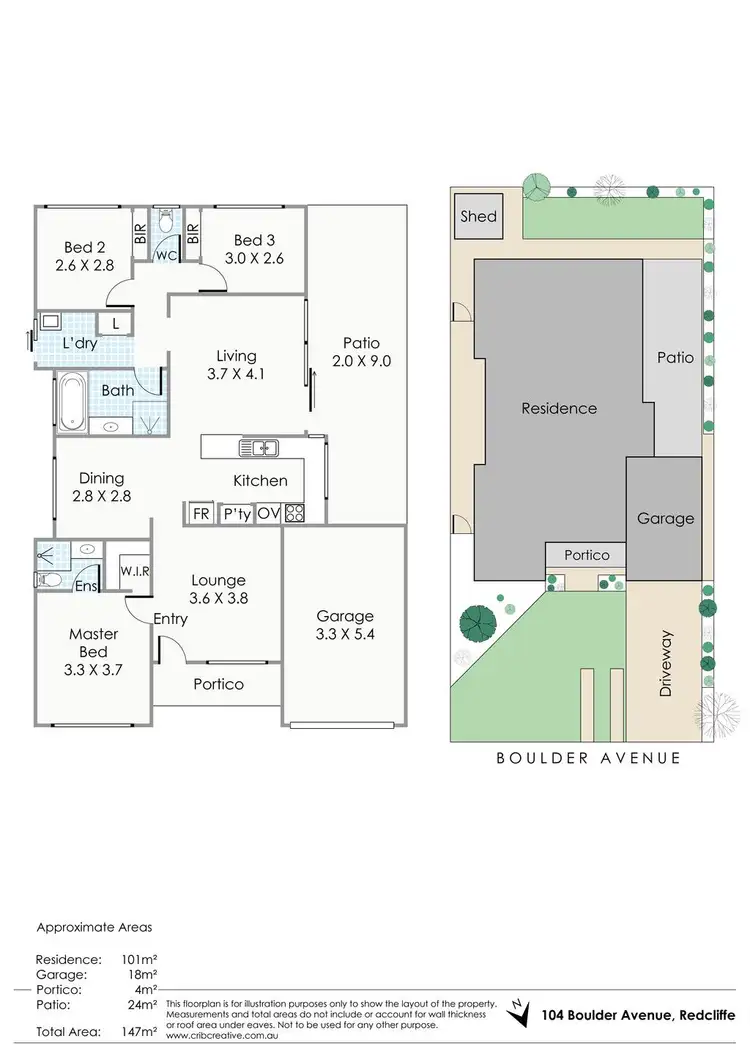 Floorplan of Homely house listing, 104 Boulder Avenue, Redcliffe WA 6104