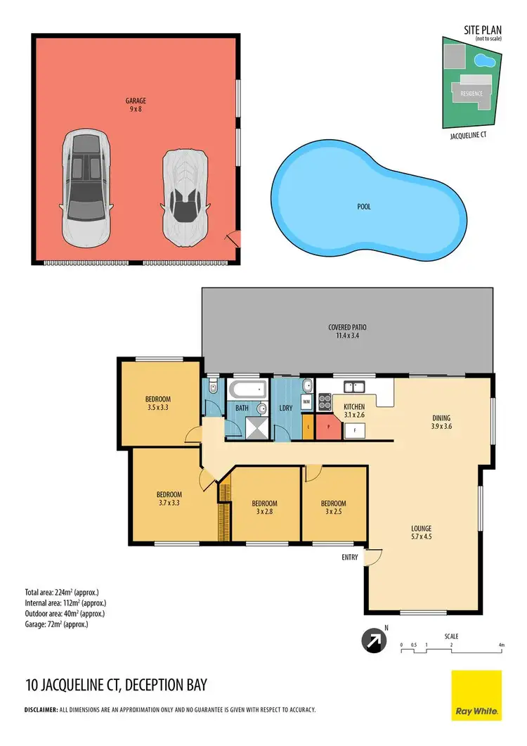 Floorplan of Homely house listing, 10 Jacqueline Court, Deception Bay QLD 4508