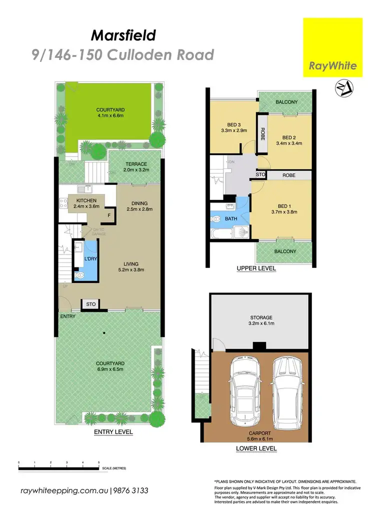 Floorplan of Homely townhouse listing, 9/146-150 Culloden Road, Marsfield NSW 2122