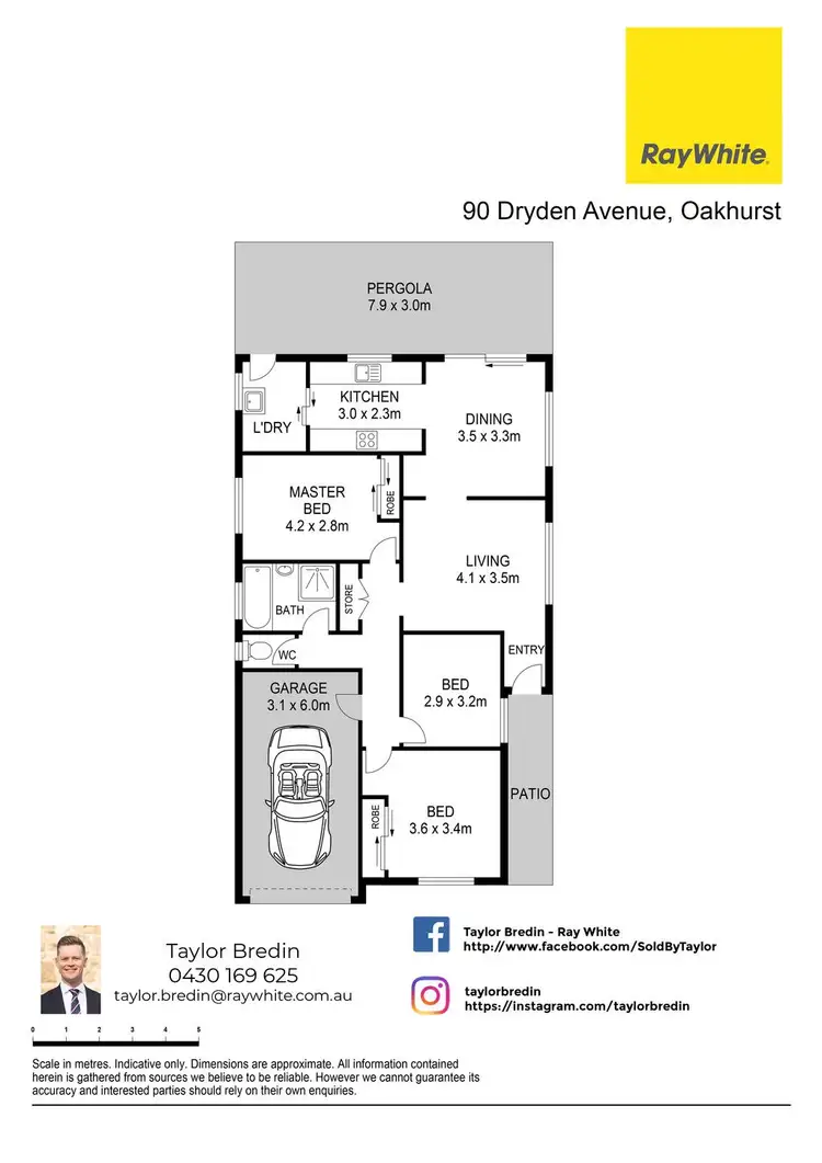 Floorplan of Homely house listing, 90 Dryden Avenue, Oakhurst NSW 2761