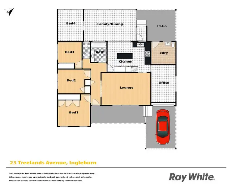 Floorplan of Homely house listing, 23 Treelands Avenue, Ingleburn NSW 2565