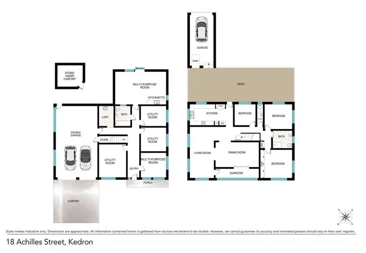 Floorplan of Homely house listing, 18 Achilles Street, Kedron QLD 4031