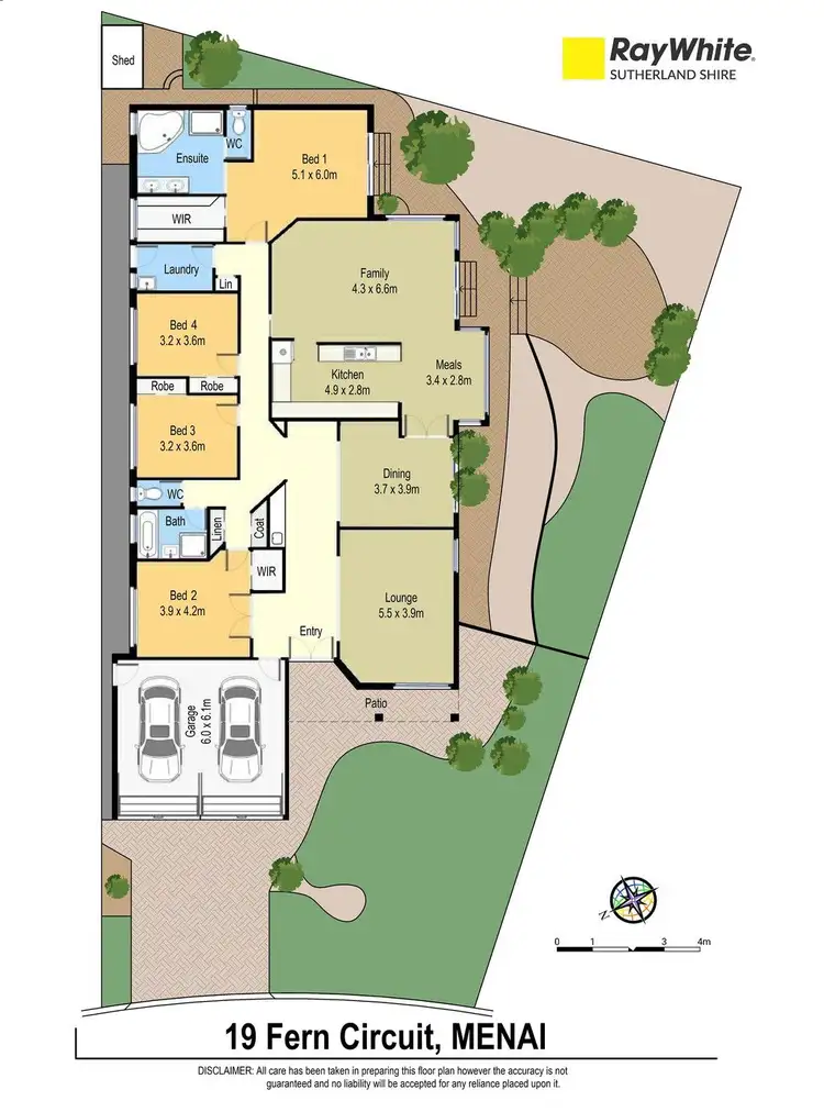 Floorplan of Homely house listing, 19 Fern Circuit East, Menai NSW 2234