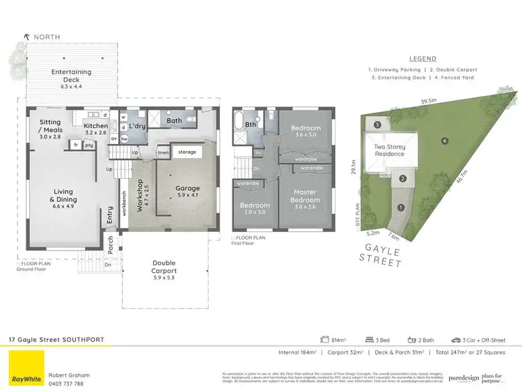 Floorplan of Homely house listing, 17 Gayle Street, Southport QLD 4215