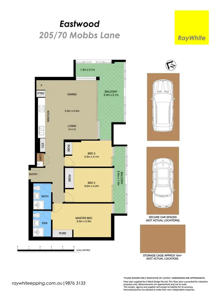 Floorplan of Homely apartment listing, 205/70 Mobbs Lane, Eastwood NSW 2122