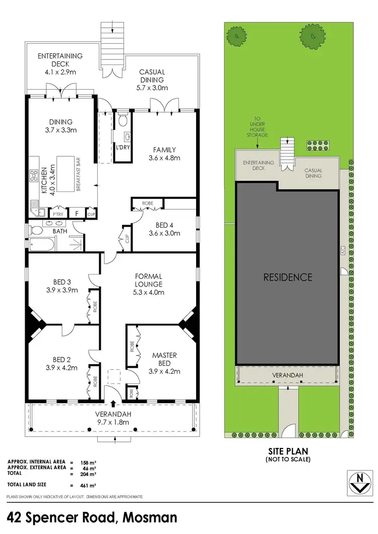 Floorplan of Homely house listing, 42 Spencer Road, Mosman NSW 2088