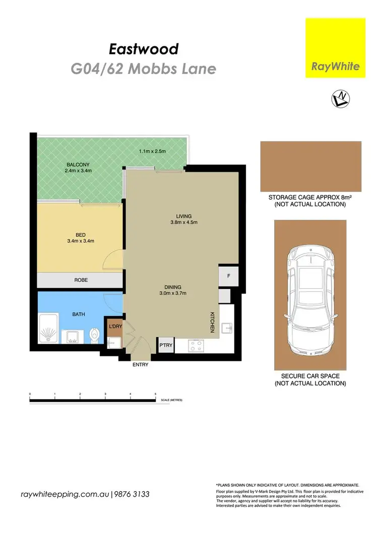 Floorplan of Homely apartment listing, G04/62 Mobbs Lane, Eastwood NSW 2122