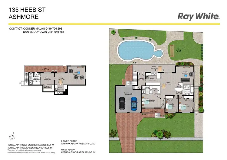 Floorplan of Homely house listing, 135 Heeb Street, Ashmore QLD 4214
