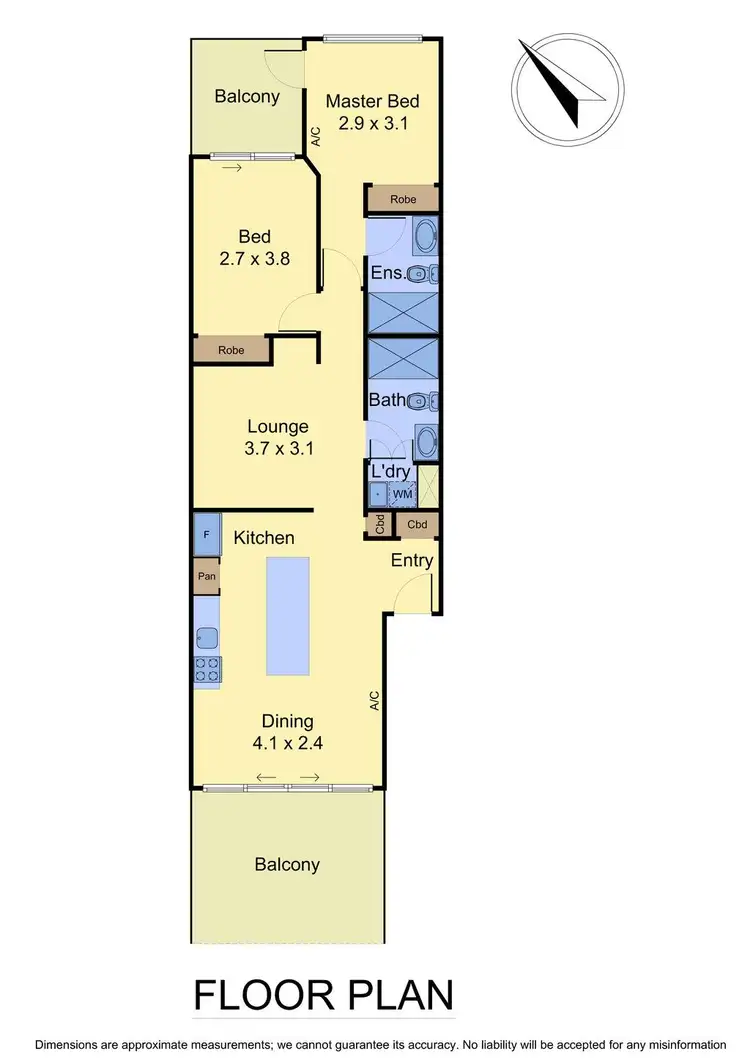 Floorplan of Homely apartment listing, 107/55 Oleander Drive, Mill Park VIC 3082