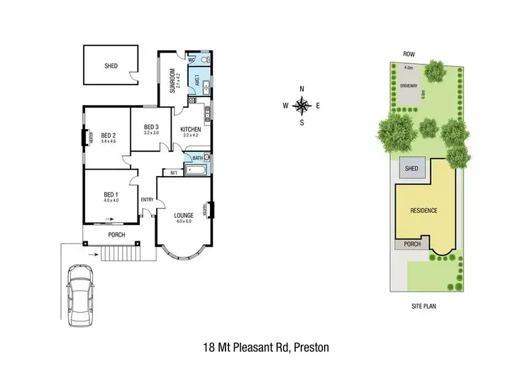 Floorplan of Homely house listing, 18 Mt Pleasant Road, Preston VIC 3072