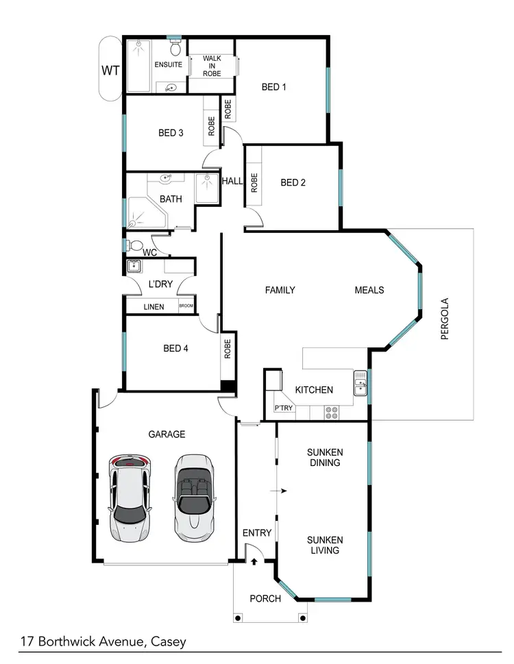 Floorplan of Homely house listing, 17 Borthwick Avenue, Casey ACT 2913