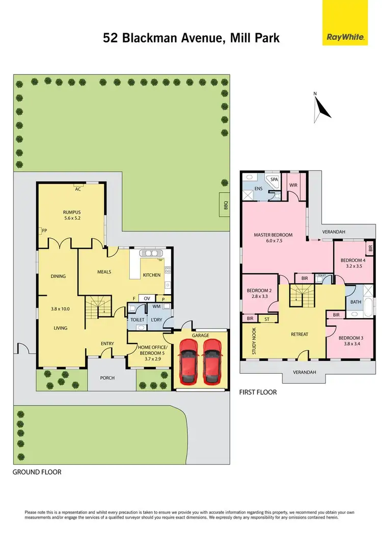 Floorplan of Homely house listing, 52 Blackman Avenue, Mill Park VIC 3082