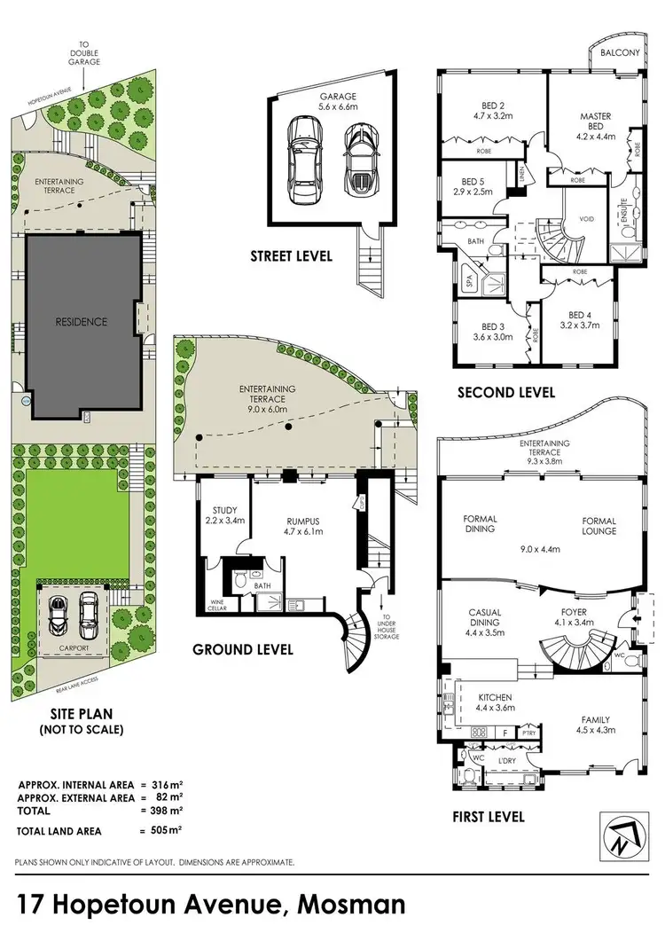 Floorplan of Homely house listing, 17 Hopetoun Avenue, Mosman NSW 2088