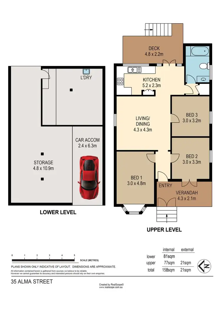 Floorplan of Homely house listing, 35 Alma Street, Paddington QLD 4064
