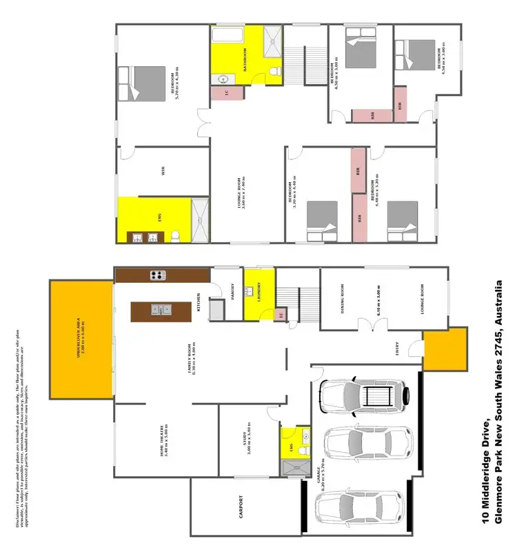 Floorplan of Homely house listing, 10 Middleridge Drive, Glenmore Park NSW 2745