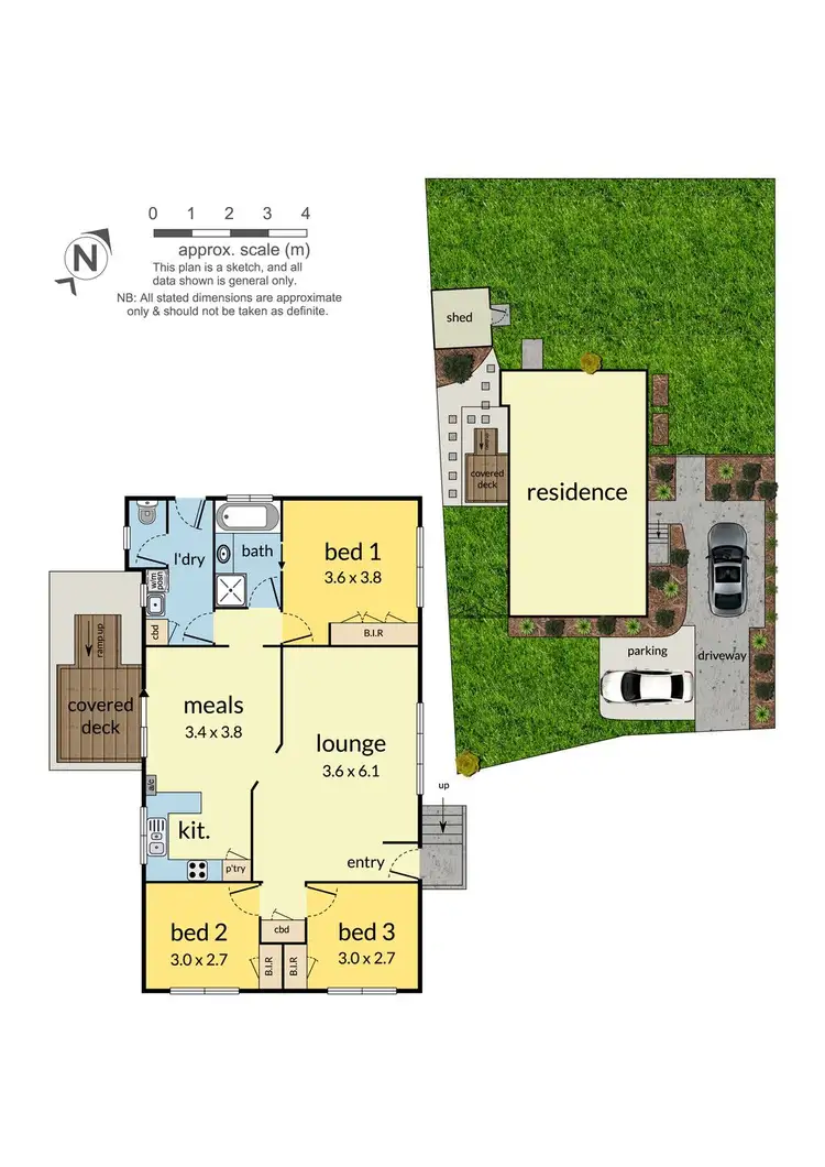 Floorplan of Homely house listing, 14 The Gateway, Croydon South VIC 3136
