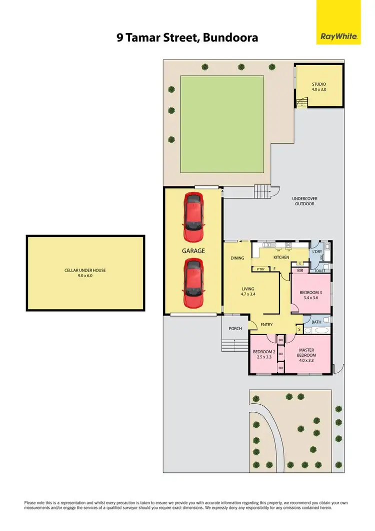 Floorplan of Homely house listing, 9 Tamar Street, Bundoora VIC 3083