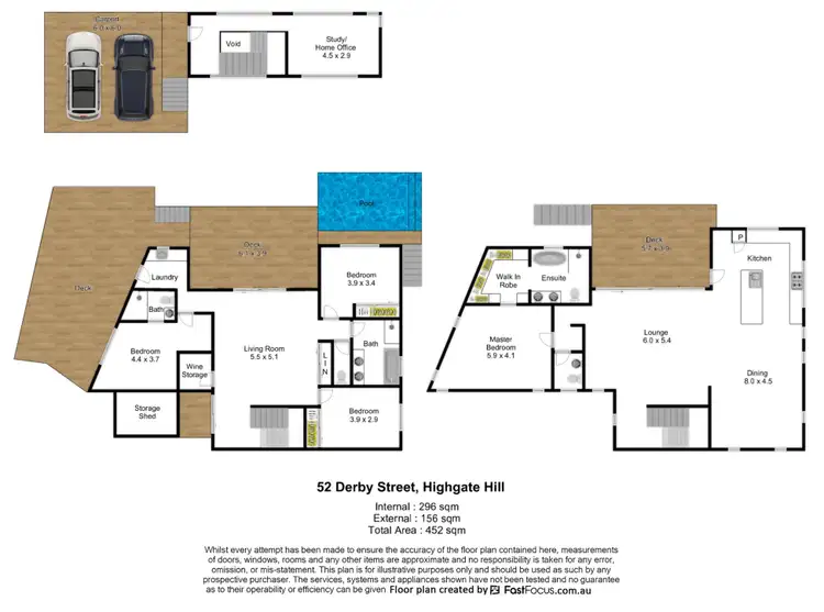 Floorplan of Homely house listing, 52 Derby Street, Highgate Hill QLD 4101