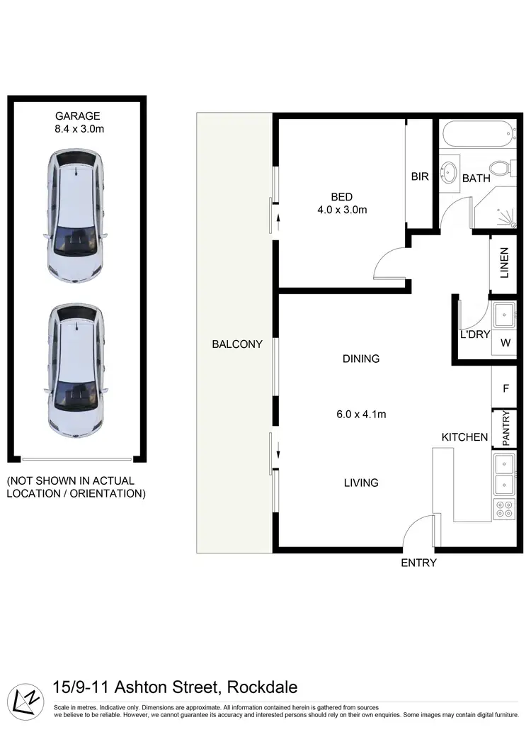 Floorplan of Homely unit listing, 15/9-11 Ashton Street, Rockdale NSW 2216