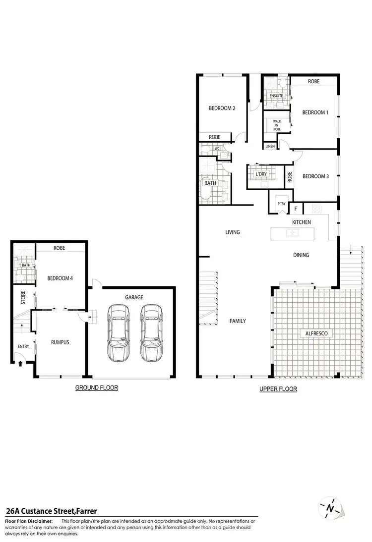 Floorplan of Homely house listing, 26a Custance Street, Farrer ACT 2607
