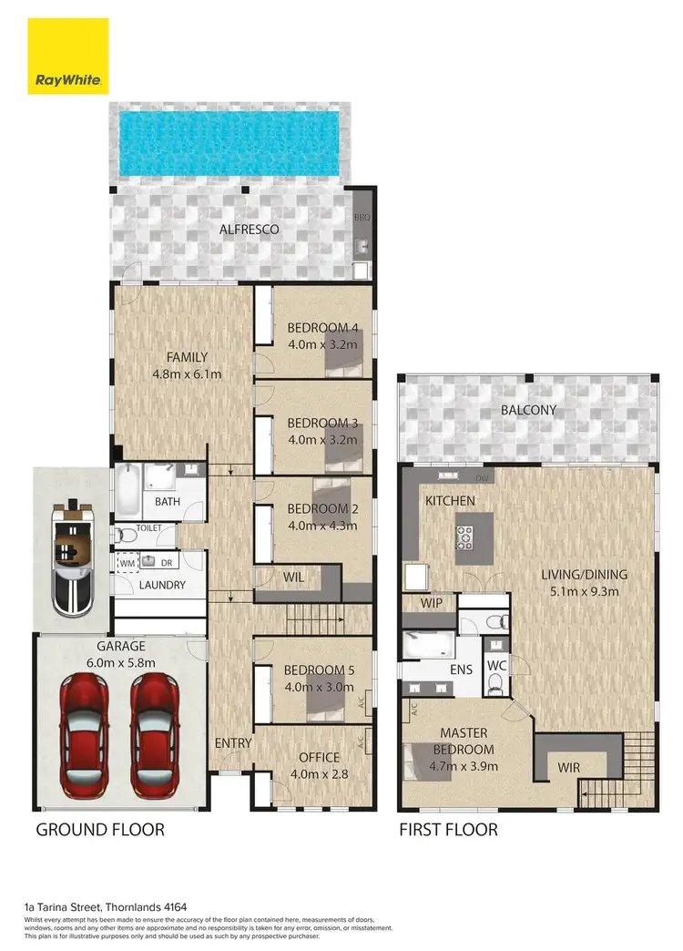 Floorplan of Homely house listing, 1A Tarina Street, Cleveland QLD 4163