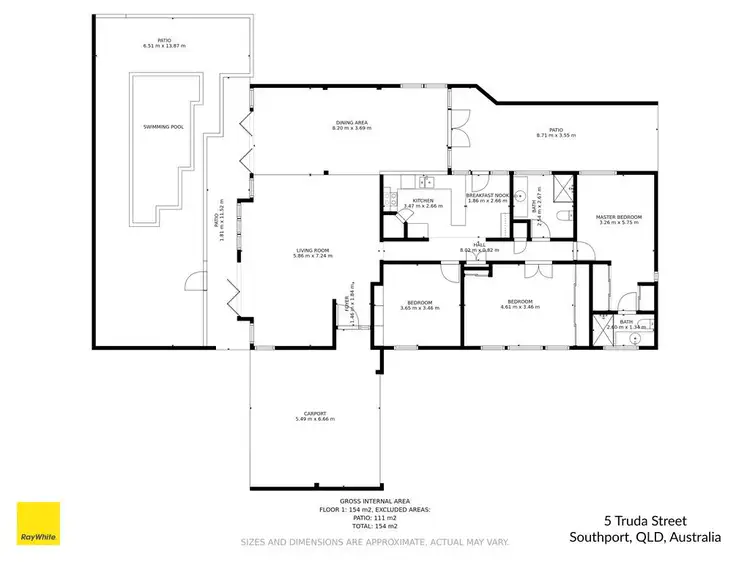 Floorplan of Homely house listing, 5 Truda Street, Southport QLD 4215