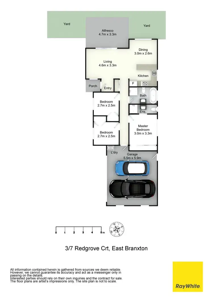 Floorplan of Homely unit listing, 3/7 Redgrove Court, East Branxton NSW 2335