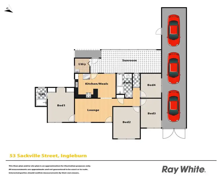Floorplan of Homely house listing, 53 Sackville Street, Ingleburn NSW 2565