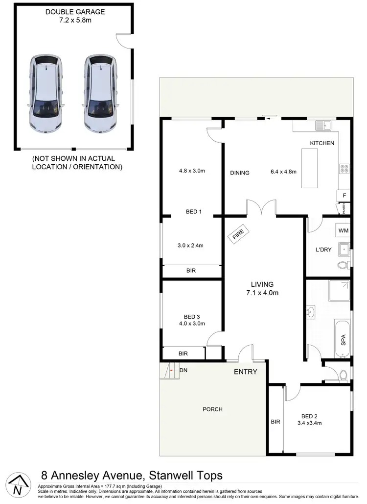 Floorplan of Homely house listing, 8 Annesley Avenue, Stanwell Tops NSW 2508