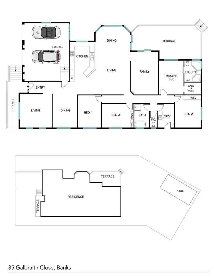 Floorplan of Homely house listing, 35 Galbraith Street, Banks ACT 2906