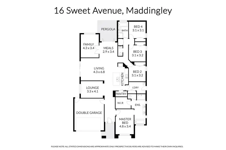 Floorplan of Homely house listing, 16 Sweet Avenue, Maddingley VIC 3340