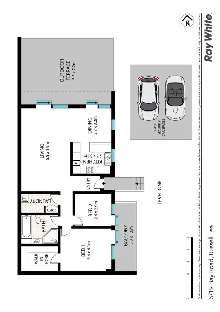 Floorplan of Homely apartment listing, 5/19-21 Bay Road, Russell Lea NSW 2046