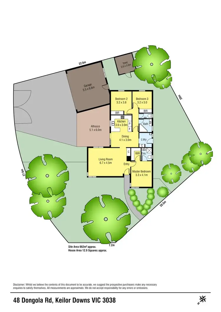 Floorplan of Homely house listing, 48 Dongola Road, Keilor Downs VIC 3038