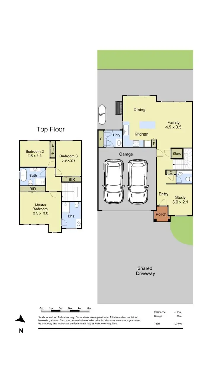 Floorplan of Homely townhouse listing, 34 Innes Court, Berwick VIC 3806