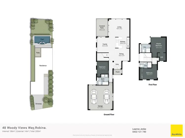 Floorplan of Homely house listing, 48 Woody Views Way, Robina QLD 4226