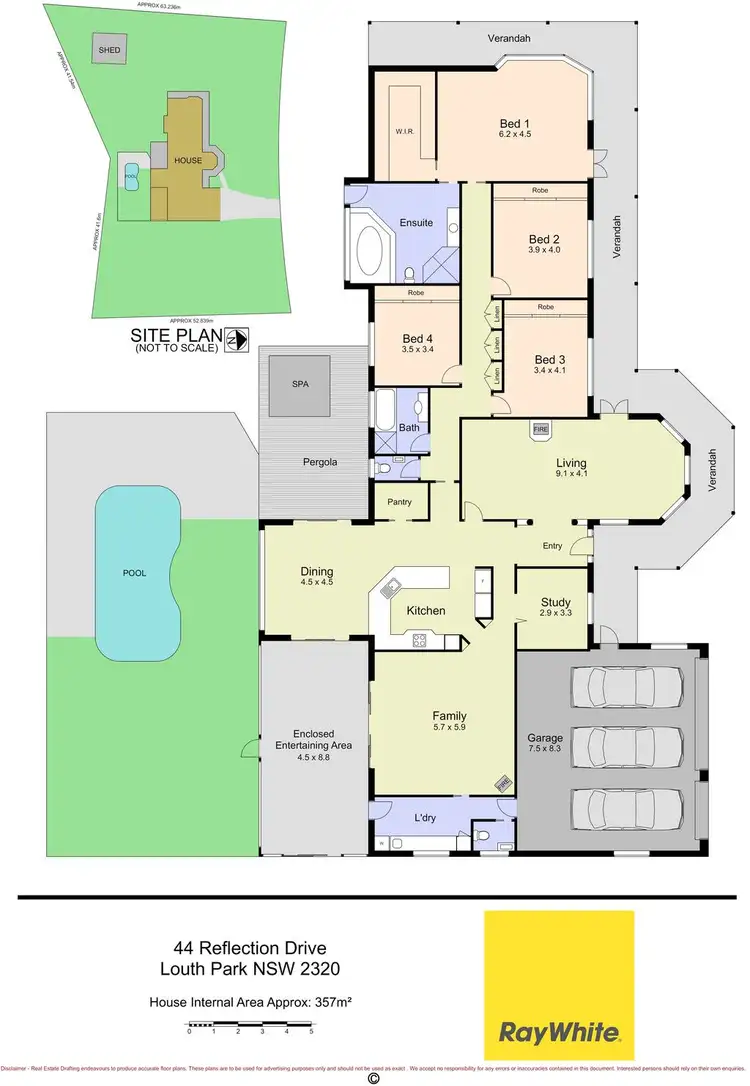 Floorplan of Homely house listing, 44 Reflection Drive, Louth Park NSW 2320