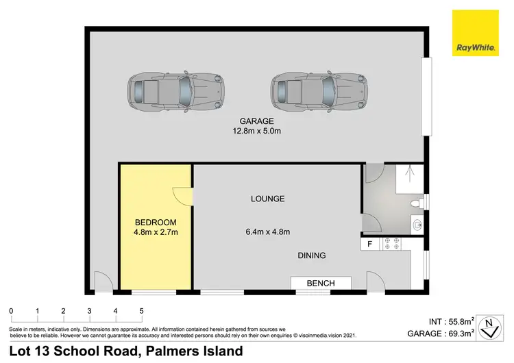 Floorplan of Homely land listing, Lot 13 School Road, Palmers Island NSW 2463