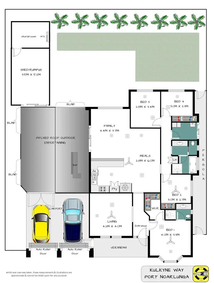 Floorplan of Homely house listing, 11 Kulkyne Way, Port Noarlunga SA 5167