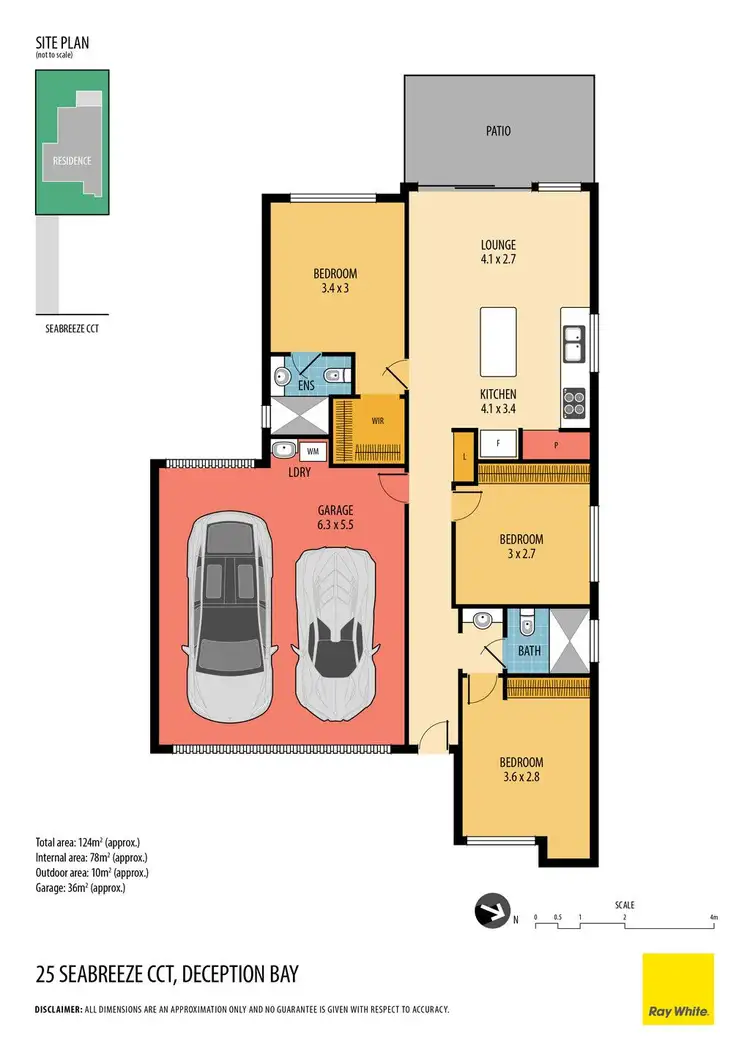 Floorplan of Homely house listing, 25 Seabreeze Circuit, Deception Bay QLD 4508