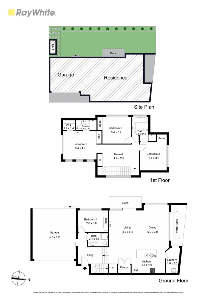 Floorplan of Homely townhouse listing, 2/5 Moorong Street, Chadstone VIC 3148
