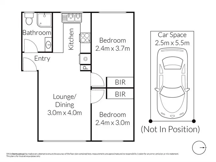 Floorplan of Homely unit listing, 5/51 South Creek Road, Dee Why NSW 2099