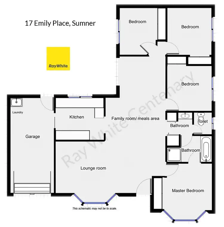 Floorplan of Homely house listing, 17 Emily Place, Sumner QLD 4074