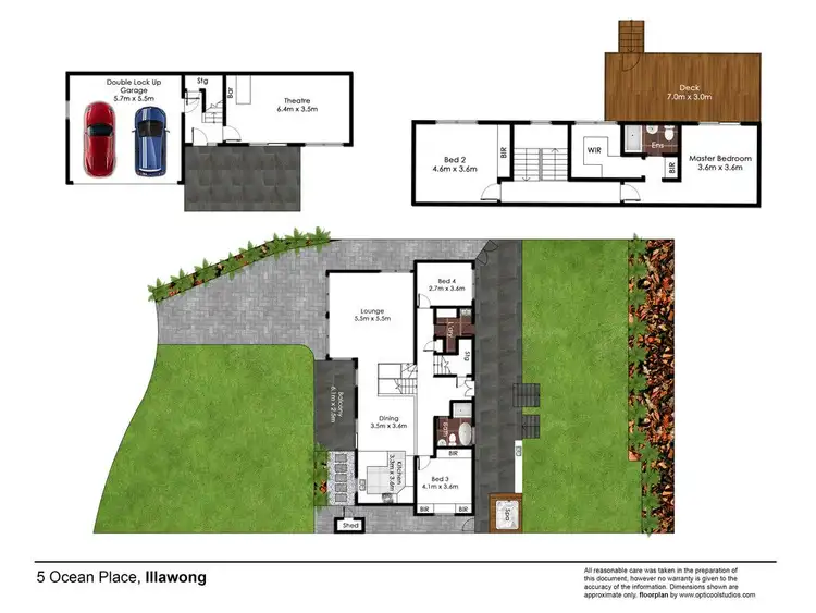 Floorplan of Homely house listing, 5 Ocean Place, Illawong NSW 2234